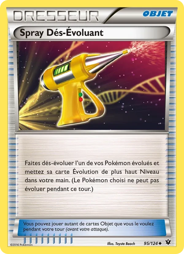 Spray Dés-évoluant