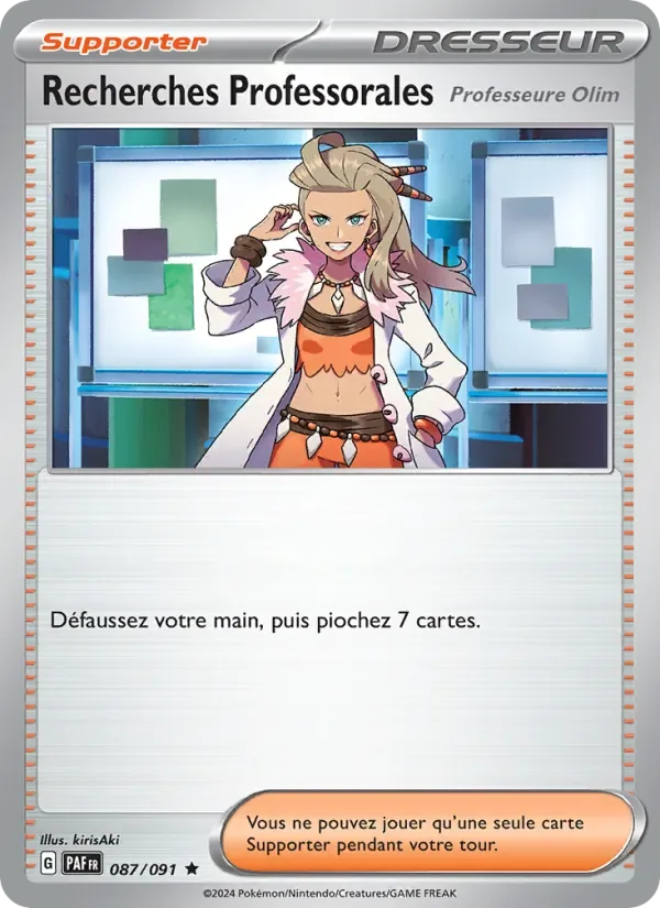Recherches Professorales PAF 87