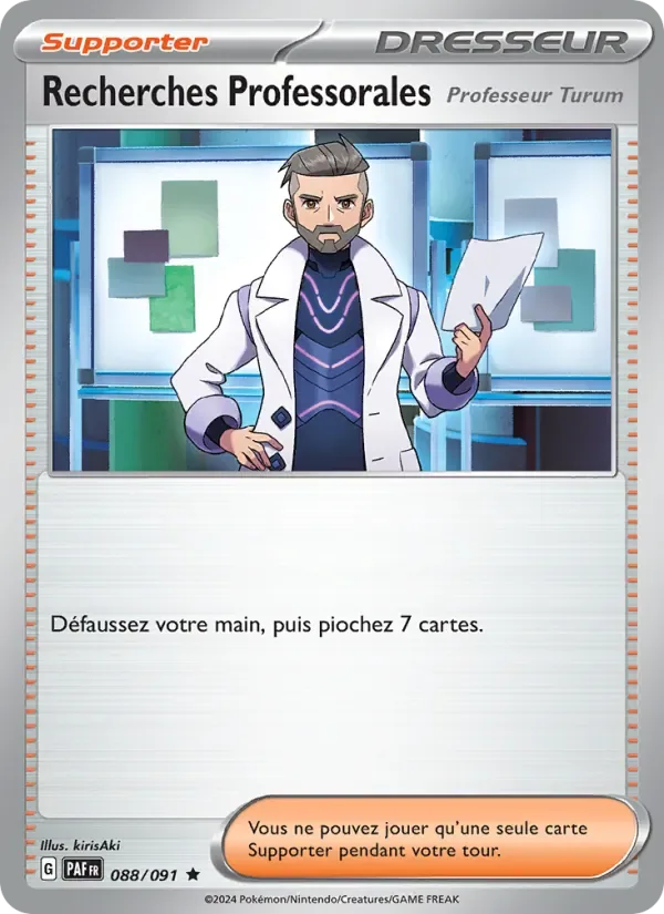 Recherches Professorales PAF 88