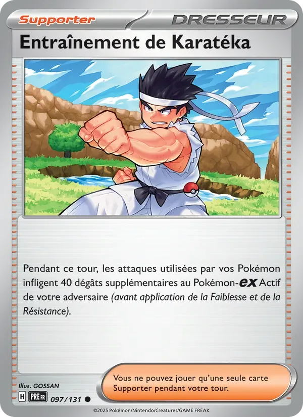 Entraînement de Karatéka