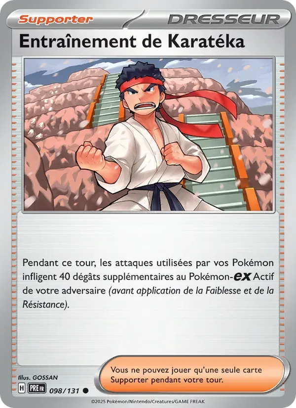 Entraînement de Karatéka