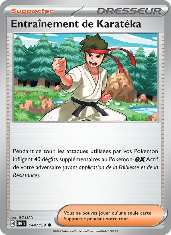 Entraînement de Karatéka