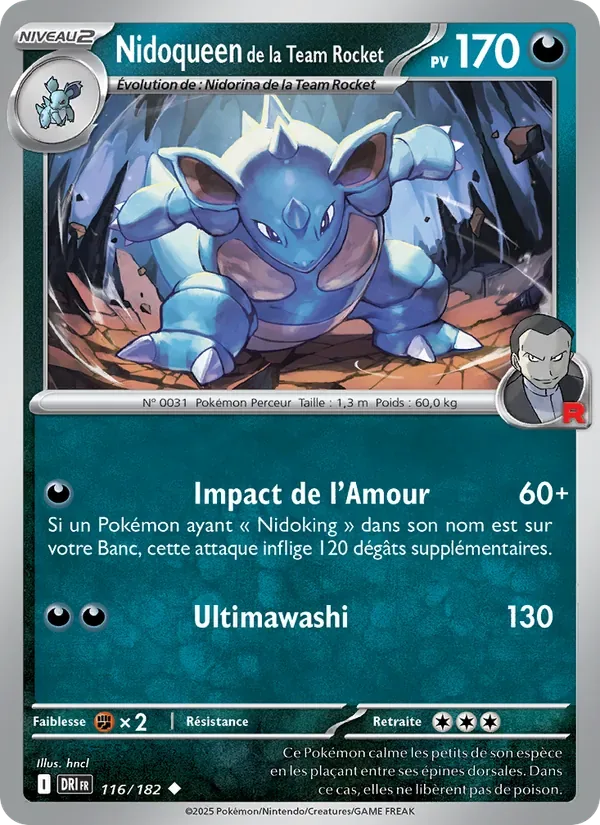 Nidoqueen de la Team Rocket
