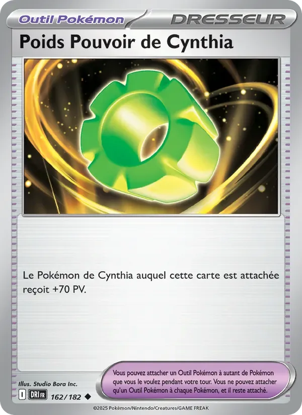 Poids Pouvoir de Cynthia