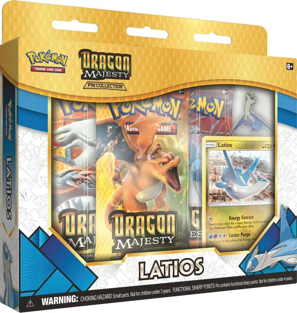 Collection Box · Latios Pin · Dragon Majesty