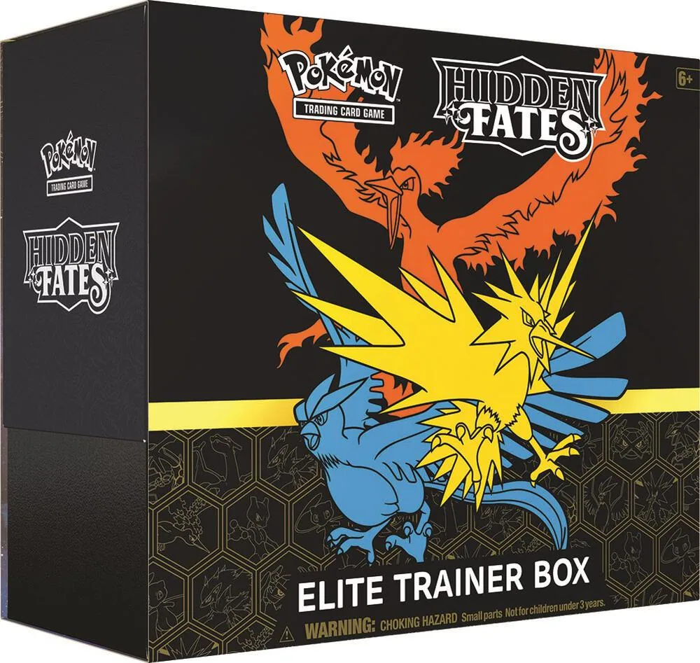 Elite Trainer Box · 10 boosters · Hidden Fates
