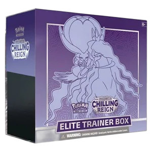 Top-Trainer-Box · 8 boosters · Shadow Rider Calyrex · Schaurige Herrschaft