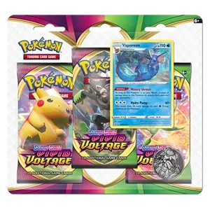 Blister · 3 boosters · Vaporeon · Vivid Voltage