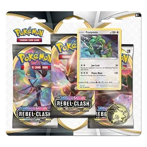 Blister · 3 boosters · Rayquaza · Rebel Clash