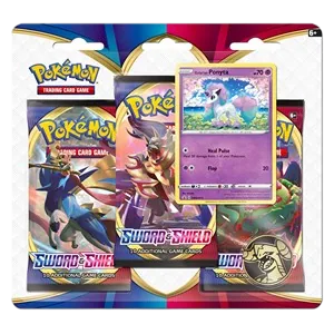 Blister · 3 boosters · Galarian Ponyta · Schwert & Schild