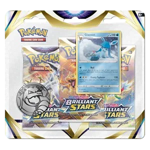Blister · 3 boosters · Glaceon · Strahlende Sterne