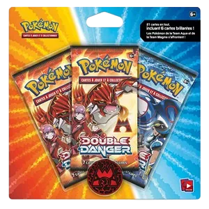 Blister · 3 boosters · Team Magma · Double Crisis