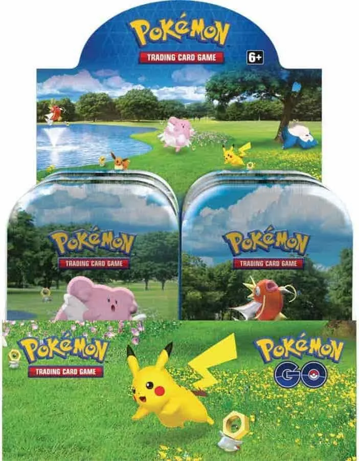 Mini-Tin-Display · Pokémon GO