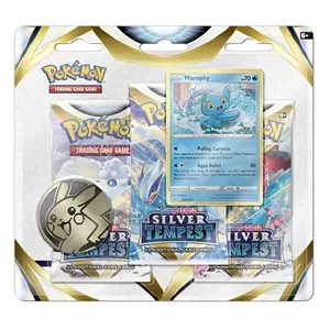 Blister · 3 boosters · Manaphy · Silberne Sturmwinde
