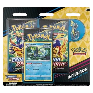Crown Zenith: Inteleon Pin Collection 3-Pack Blister