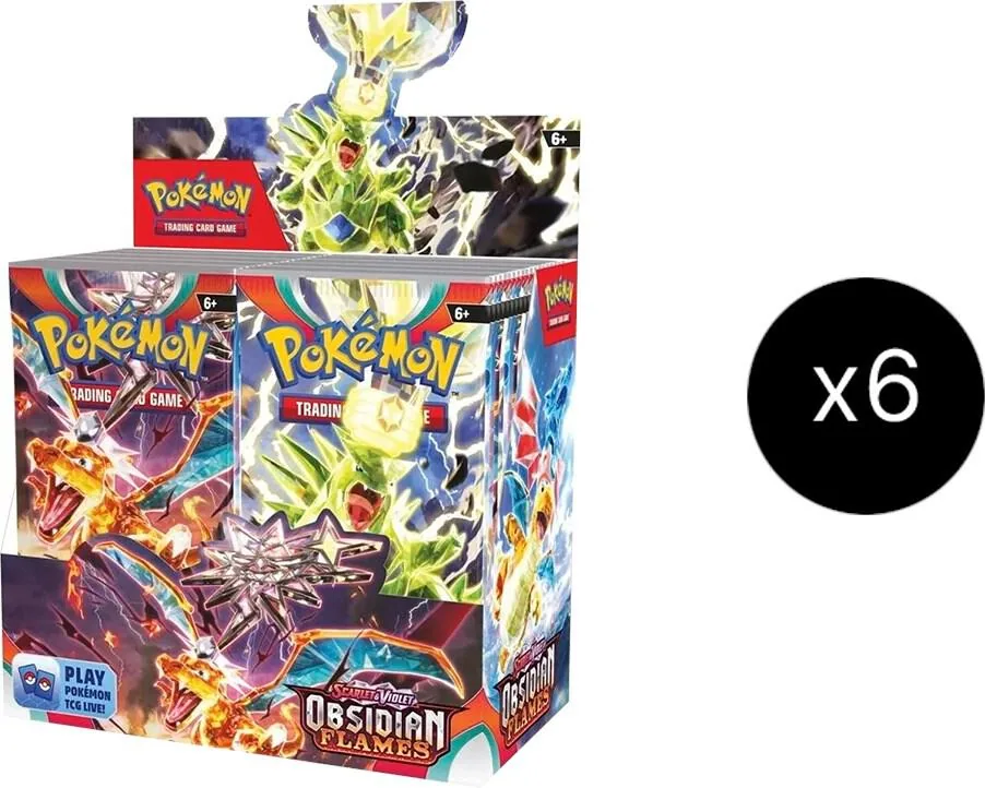 Booster Box Case · Obsidian Flames