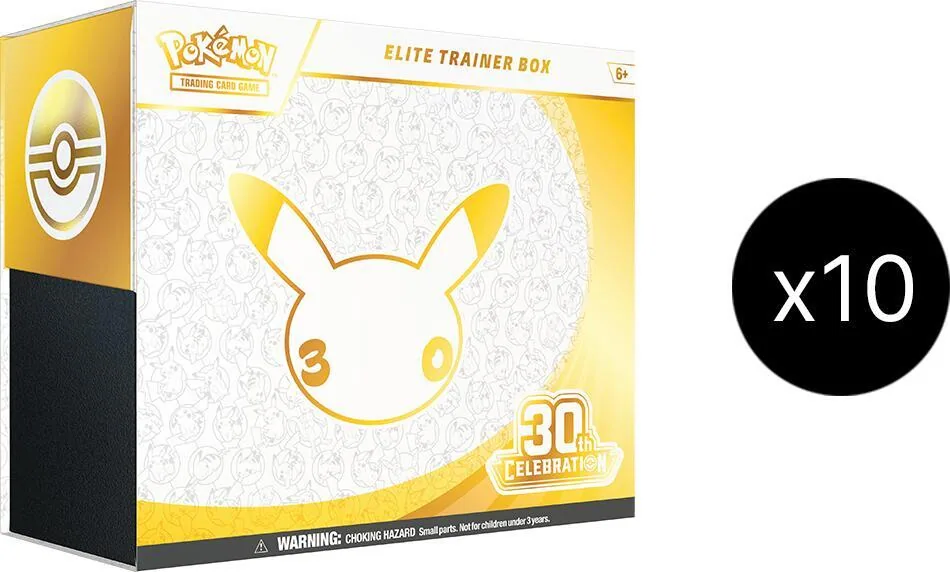 Elite Trainer Box Case · 30th Celebration